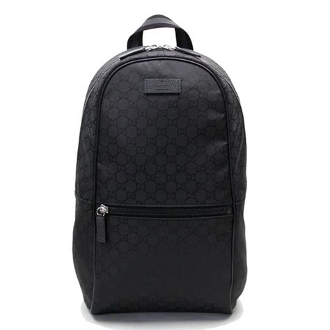 gucci chain backpack black|Gucci guccissima slim backpack.